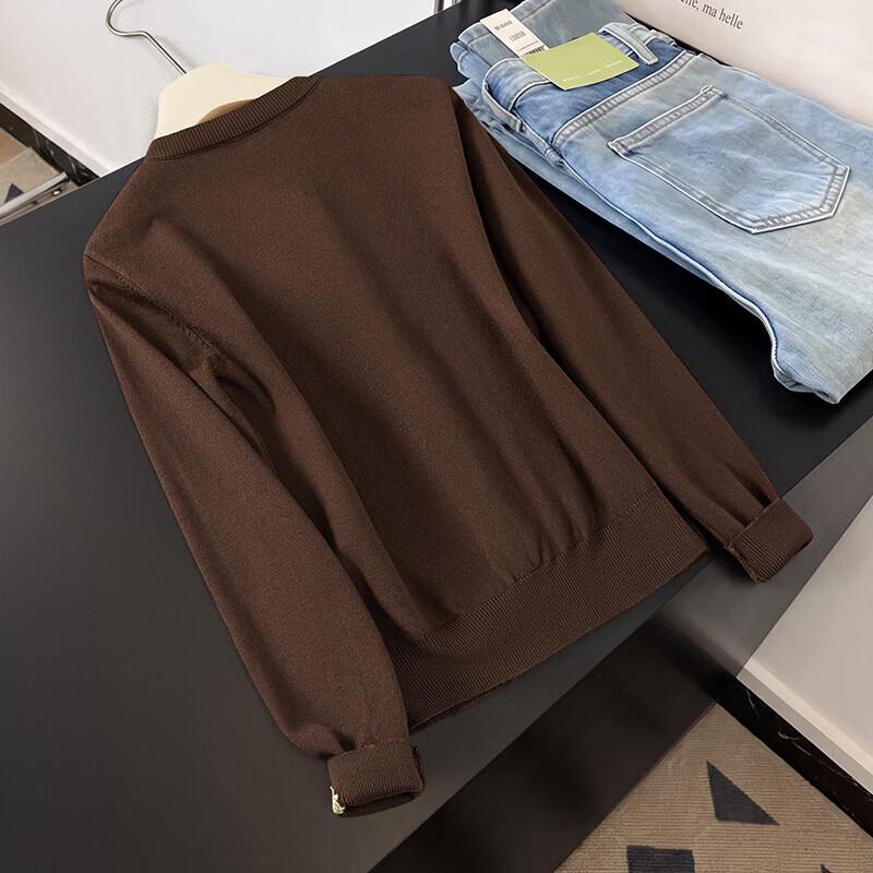 Tachi Contrast Panel Faux-Two-Piece Knit Cardigan
