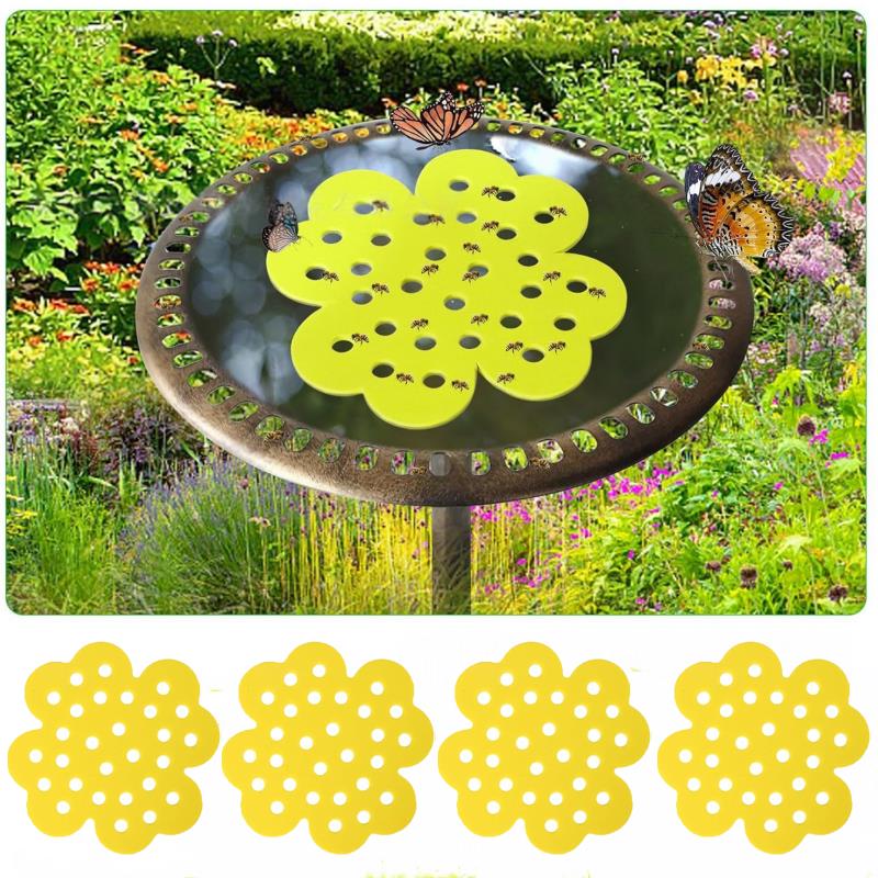 Floating Bee Island-Bee Waterer Bee Insect Drinking Tray Beekeeping Setups Luring Insect Waterer Island Tray For Outdoor Garden