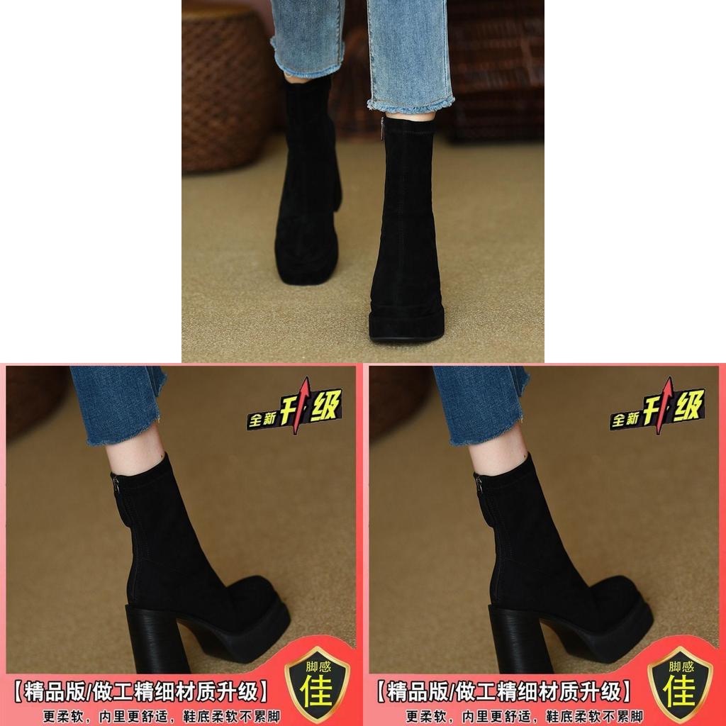 Womens Ankle Boots With Waterproof Platform For Winter Fashion