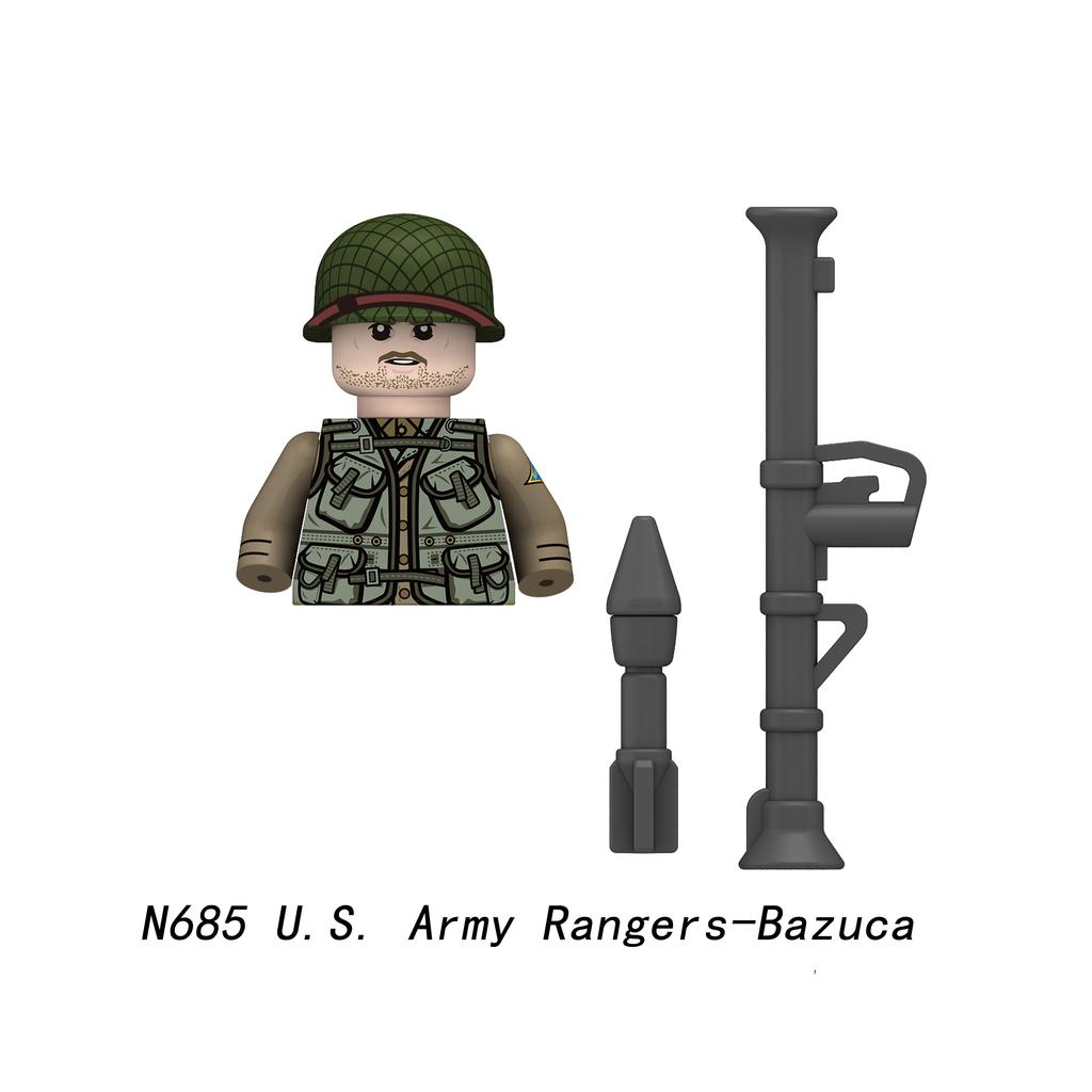 Armádní rangeři Pěšák Vojenské Minifigurky Modely Dětské Hračky Stavebnice Dárek Kluci Dívky