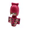 Wooden Kimono Doll Miniature Figurine Ornament 4.13inch Wood Kokeshi Doll Asian