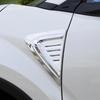 For Toyota C-HR CHR 2016-  Chrome Front Door Side Fender Base Cover Molding Trim Decoration Sticker Exterior Accessories