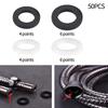 High Quality Tap Washers Parts 4 X 3/4 Inch 50 Pack Hose Rubber Washers Seals Shower Head Transparent Waterproof