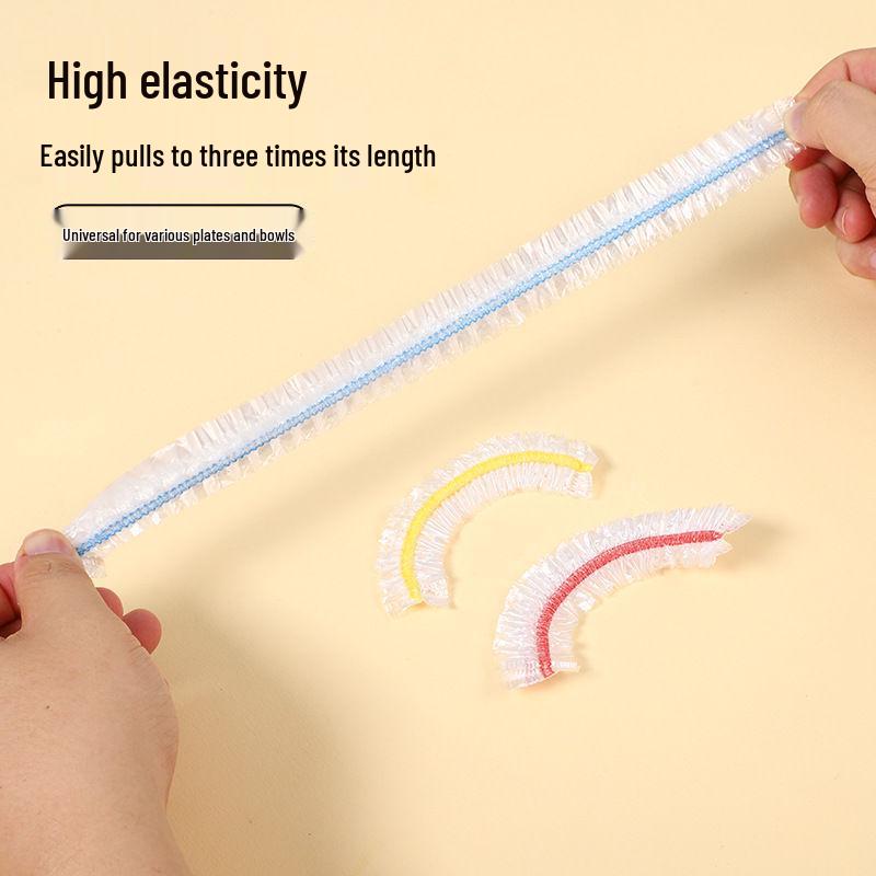 Disposable Elastic Food Covers for Freshness - Keeps Fruits, Vegetables, and Leftovers Fresh