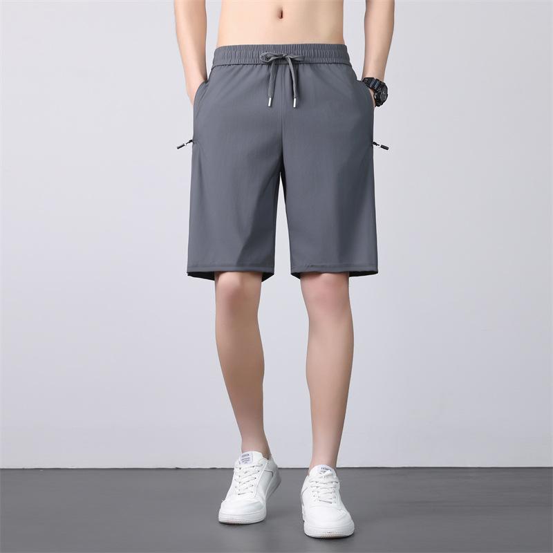 Shorts Men's Middle-aged and Young People's Summer Thin Loose Quick-drying Casual Pants Large-size Sports Five-point Pants