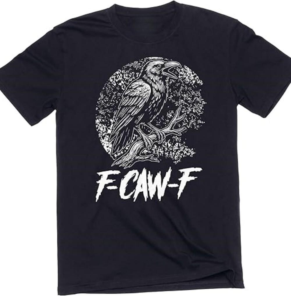 Смешная футболка с вороном F-Caw-F S разноцветный