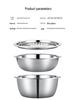 Stainless Steel 3-Piece Vegetable Cutter & Grater Set with Multifunctional Wash and Drain Basin