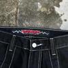 ZYLLO Hip Hop Y2k New Color Wexwear Embroidered Baggy Jeans Streetwear Jeans Men Women High Waist Wide Trouser Harajuku Black Pants