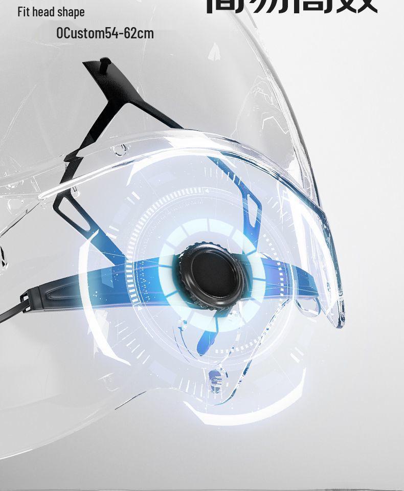 Unisex Certified Electric Motorcycle Helmet - Summer Sunscreen, Meets National Standards