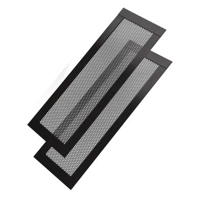 2/4 pièces Couvercles de Bouche d'Aération au Sol Filtres d'Écran Magnétiques Réglables Couvercle de Bouche d'Aération de Plafond Ventilation Domestique Installation Rapide pour la Maison