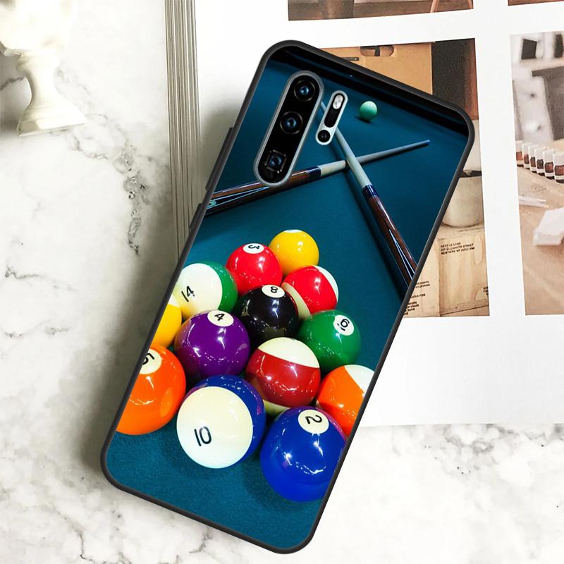 Sports billiards Case For Huawei Nova Y70 Y60 Y90 Y91 Y61 9 10 SE 11i 8i 7i 3i 5T P30 P40 Lite P60 Pro Funda