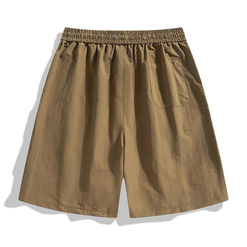 Men's Workwear Shorts, Men's Summer Loose Straight Casual Quick Drying Five Quarter Pants