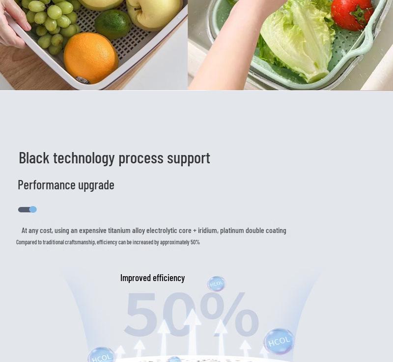 Top-Selling Fruit & Vegetable Washing Machine: Pesticide Residue Removal, Disinfection, Sterilization for Home Use.