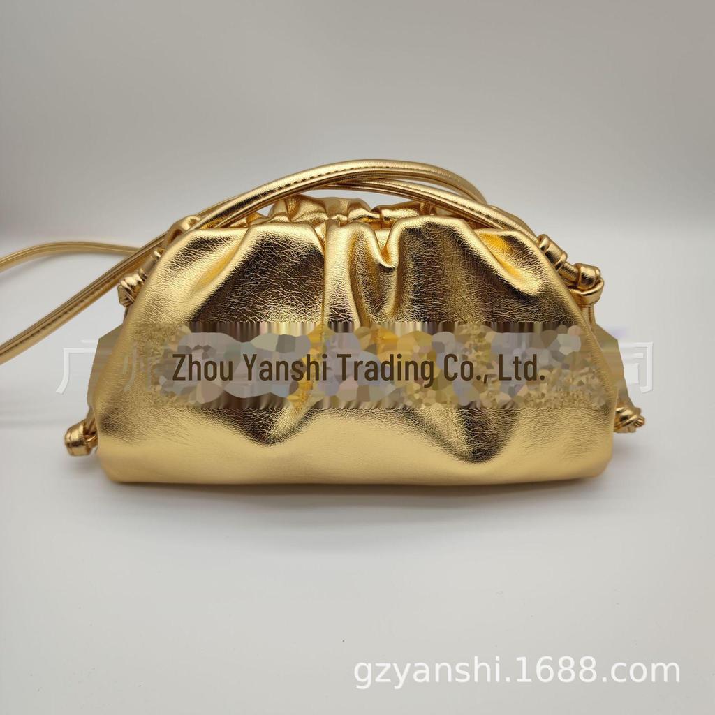 2022 Women's Pleated Cloud Shoulder Bag - Fashionable Dumpling Design for Autumn/Winter