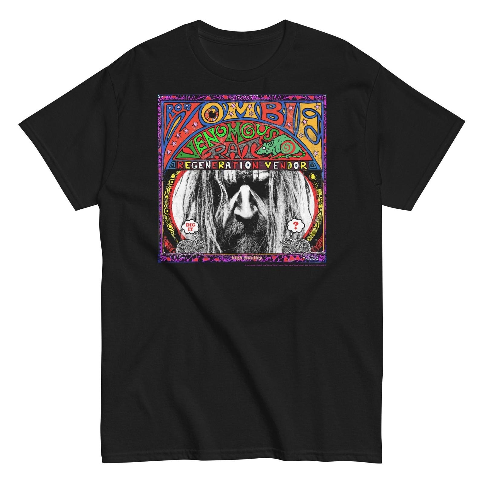 MerchMoment Rob Zombie Regeneration T-Shirt T-Shirt Black New M
