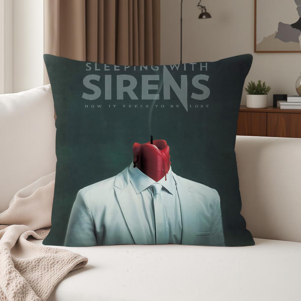 Music Group S-Sleeping W-With S-Sirens Pillow Case Suitable For Bedrooms Living Rooms Cars Home Decoration