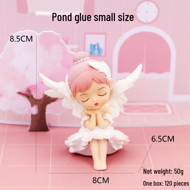 Nordic Ballet Girl Ornament for Car, Cake, or Desk Decoration