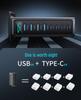 High-End 520W GaN-Ladegerät: Schnelle 8-Port-Desktop-Station mit KI-Digitalanzeige