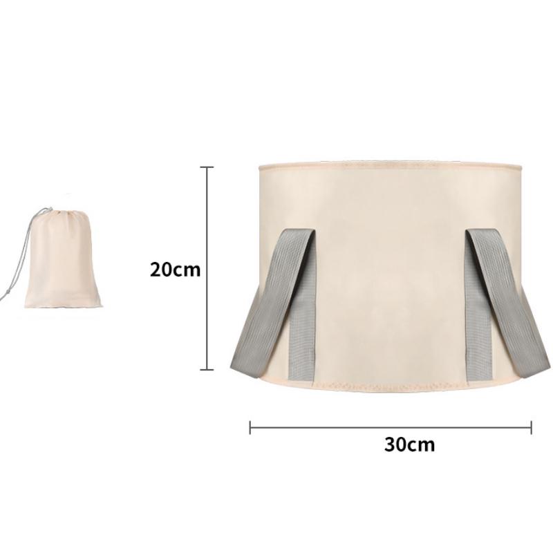Foldable Foot Bath Bucket Portable Soaking Basin With Carry Handles Thickened Fabric For Home Spa Foot Wash And Daily Relaxation Use