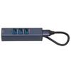 4 Port USB Hub 5Gbps Hot Swappable USB Multiport Adapter with Storage Hole for Laptop PC Flash Drive for XBOX for PS4