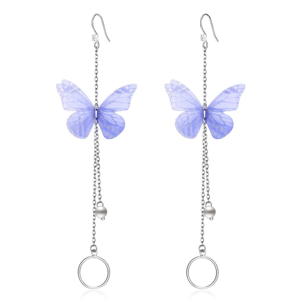 

Модные серьги из серебра 925 пробы Umcho, модели бабочек