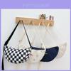 Stylish And Fun Children's Crossbody Bag With Chic Cartoon Print And Checkerboard Design For Boys And Girls Ideal For Snacks And Daily Use