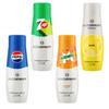 SODASTREAM Siropuri Pepsi + 7UP + Mirinda + Tonic pentru dozator de sifon 4 buc.
