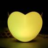 Heart Shaped Night Light , Cute Steamed Lights Silicone Lamps Soft Nursery Rechargeable