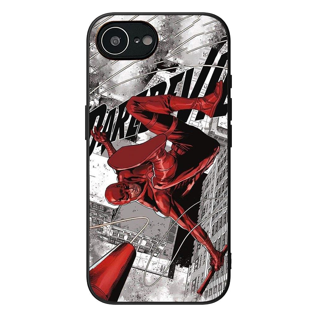 Daredevil Poster Marvel Casing Phone Cover for Apple iPhone 17 16 Plus 13 12 Pro Max Mini X XR ProMax 16E 15+ 16Plus Air Case