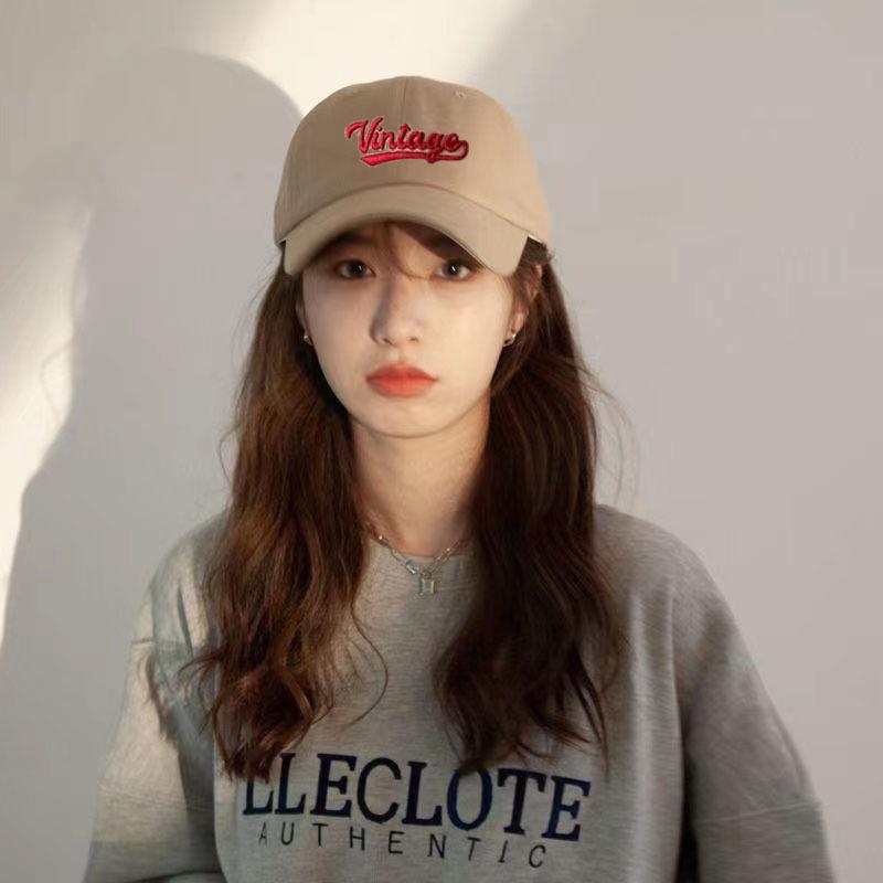 Autumn And Winter Trend American Embroidery Baseball Cap Children Casual Versatile Face Small Sunshade Sun Protection Cap Men