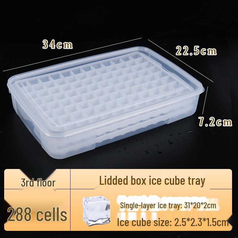 Large Capacity Food Grade Ice Cube Molds for Household & Commercial Use