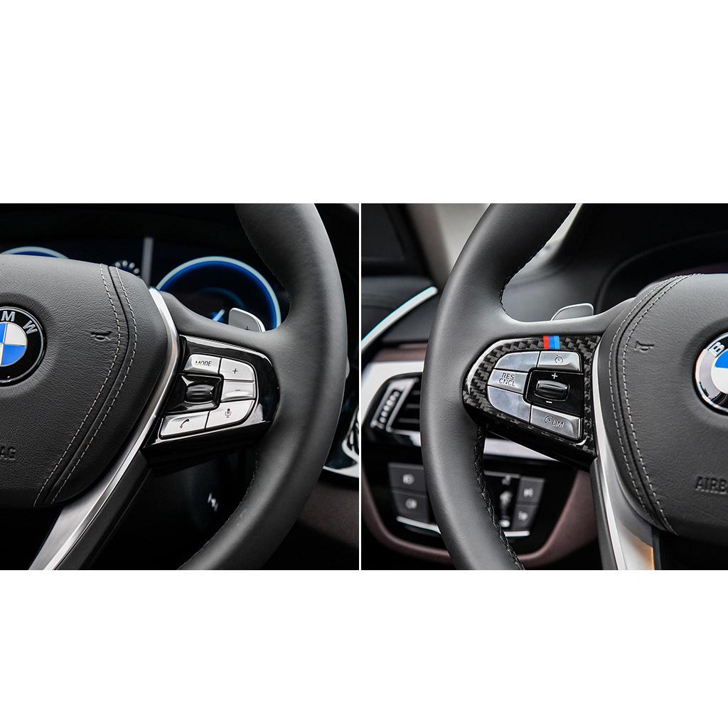 BMW 5 Series G30/X3 G01 Carbon Fiber Steering Wheel Button Accessory