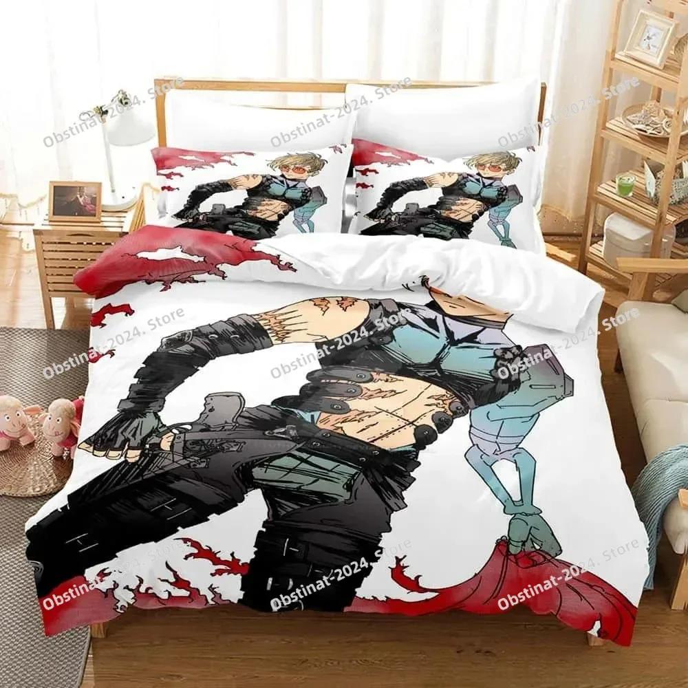 New Anime Game TRIGUN STAMPEDE Bedding Set Printed Bed Set With Pillowcase Duvet Cover Soft Single Double Queen Super King Size