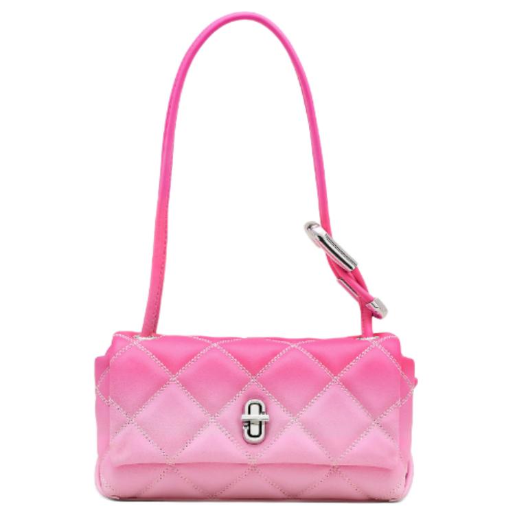

Marc Jacobs The Quilted Vibrant Gradient Design Smooth Leather Mini Shoulder Bag Women bags Pink-Gradient 2P5HSH011H02-657 Basic Set (Bag+Dust Bag)