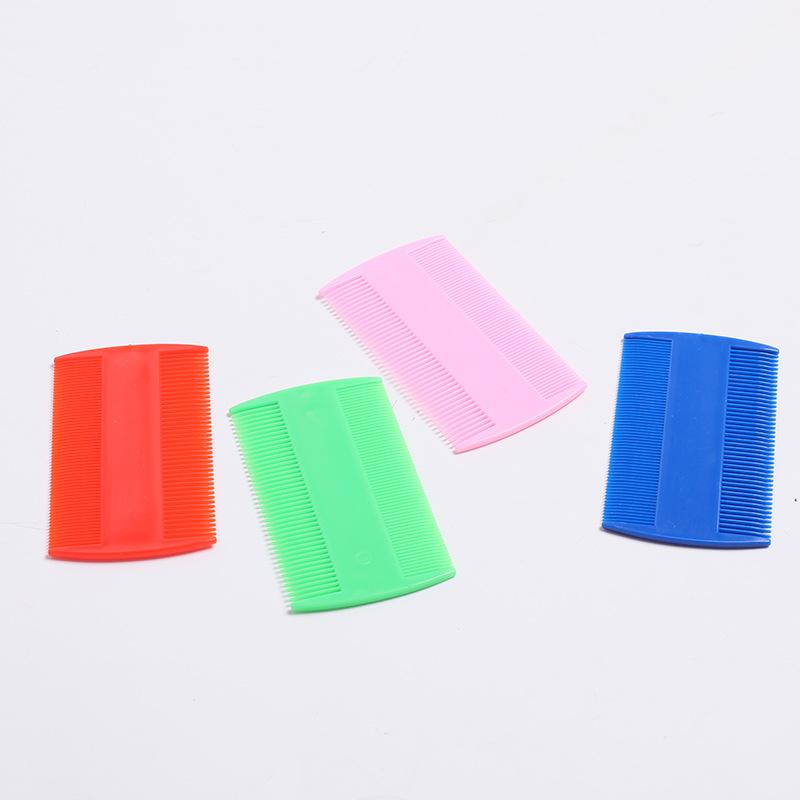 Double-sided Plastic Comb, Household Fine-toothed Louse Comb, Pet Flea Comb, Dandruff Removal and Cleaning Comb