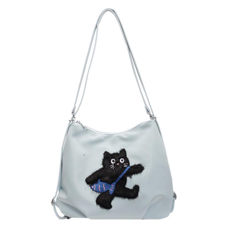 Student Class Backpack Women's Retro Fashion Large Capacity Tote Bag 2025 Winter Niche Design Women's Bag