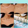Geometric Stone Necklace For Women With Alloy Pendant Summer Fashion Jewelry
