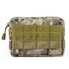 Tactical MOLLE Admin Pouch 600D Nylon EDC Utility Belt Bag Laser-Cut Pocket Organizer with ID Patch Panel for Vest Backpack Belt 1-Pack