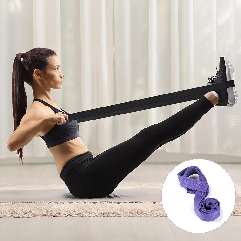 Multifunctional Cotton Linen Waterproof Yoga Mat Strap for Fitness and Outdoor Sports