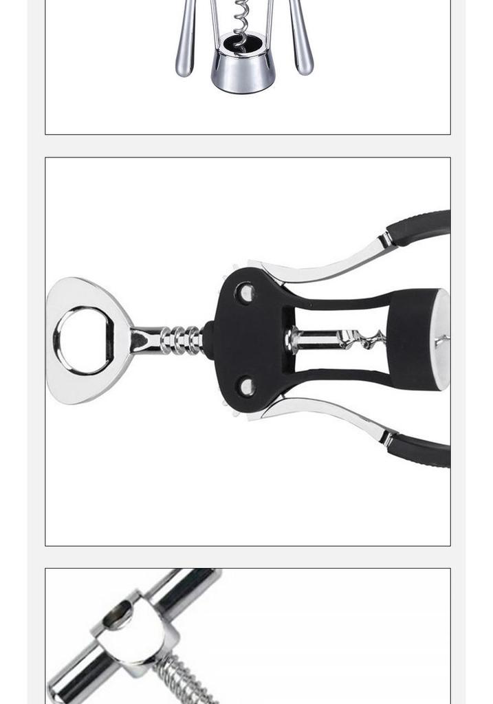 Zinc Alloy Stainless Steel Multi-functional Wine Bottle Opener