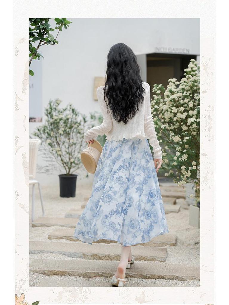 2023 Dámský letní kardigan a camisolové šaty ve stylu Fairy Mori