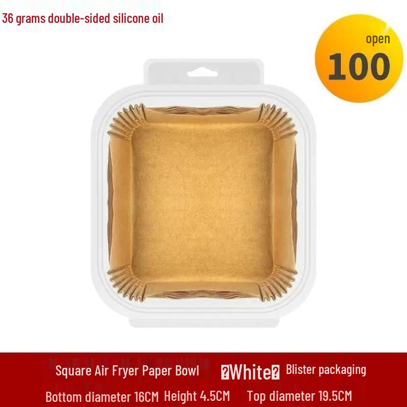 

ZISIZ Square Air Fryer Parchment Paper Liners