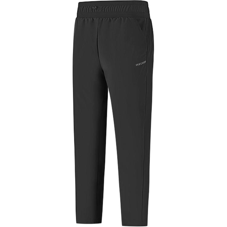 Skechers SS25 Comfortable Versatile Quick-Drying Nine-Point Knitted Sports Pants Women pants Carbon-Black P225W122-0018 S