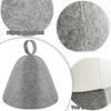 2Pieces Sauna Hat Set Comfortable Sauna Caps Travel Sauna Hat High Absorbency Felt Texture Perfect for Spa and Sauna Use