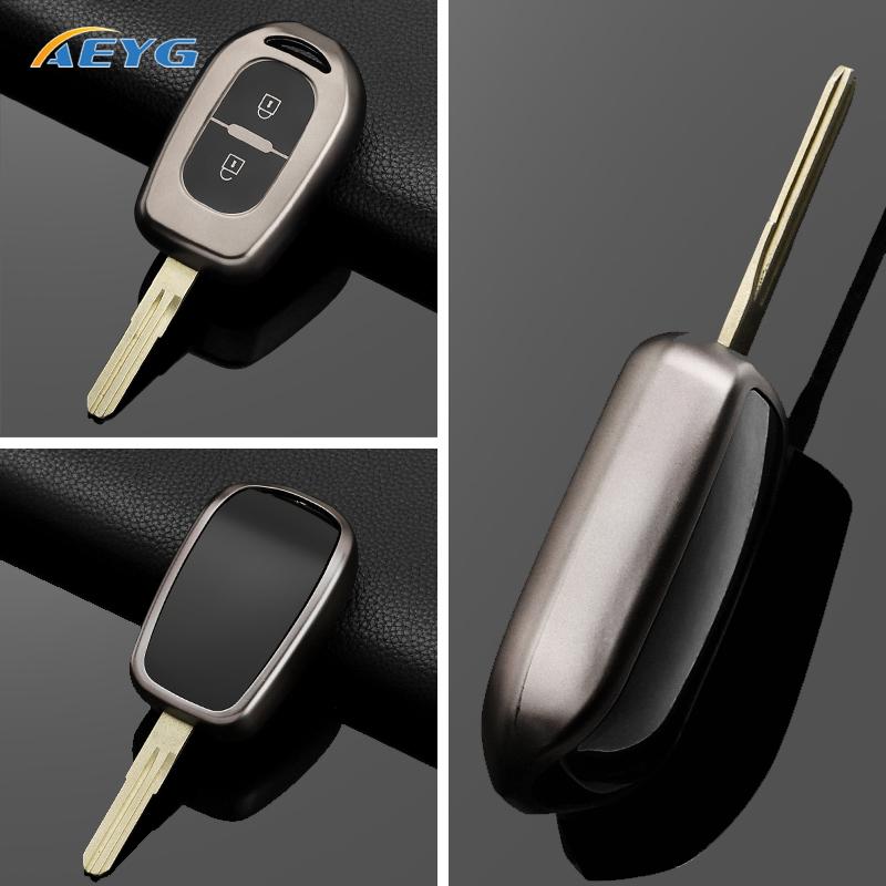 Car Remote Key Case Cover Shell Fob For Renault Kwid Traffic Symbol For Dacia Sandero Logan Duster Soft Tpu Auto Accessories