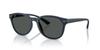 EMPORIO ARMANI sunglasses for Matte Navy Dark Lens 0EA4225U men. Frame Blue. Lens Grey. width 53mm.