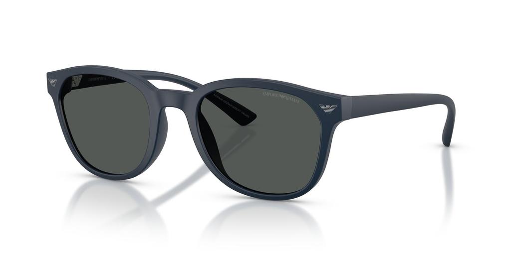 EMPORIO ARMANI sunglasses for Matte Navy Dark Lens 0EA4225U men. Frame Blue. Lens Grey. width 53mm.