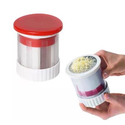 Manuelle Käsehobel Buttermühle Streichfähige Butter Käsereibe Küchenbutterschredder Aufschnittmaschinen Zerkleinerer Mühle mit Deckel
