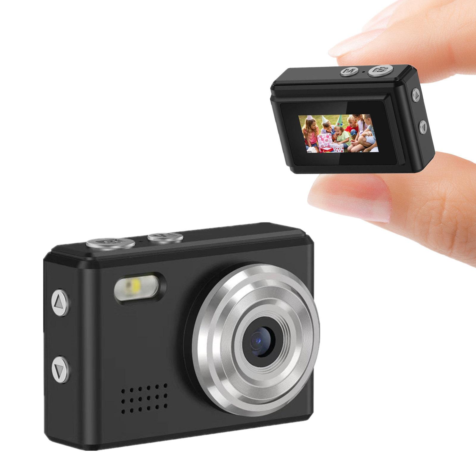 

DC23 Mini Digital Camera 0.96 Inch Screen Portable CCD HD Video Recorder for Students Black