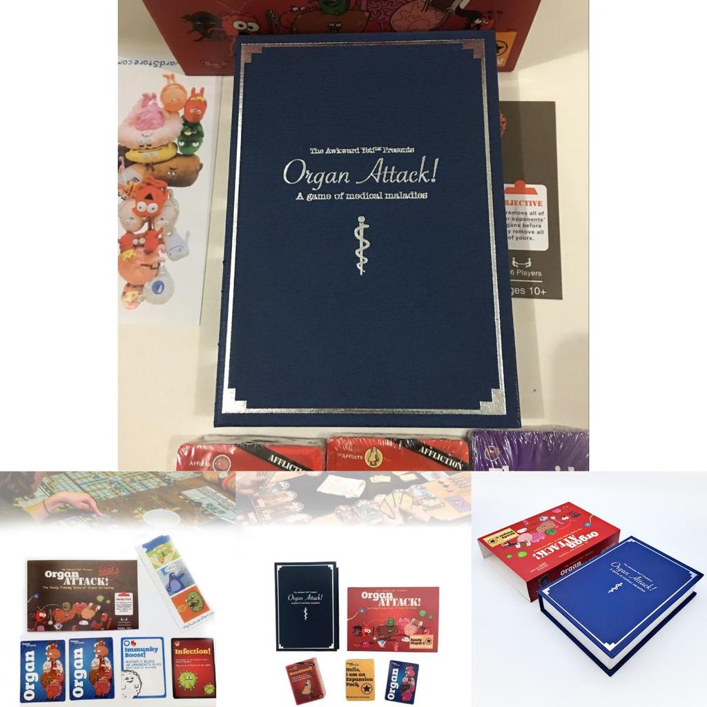 Engaging Organ Attack Full English Human Organ Attack Board Game For Social Gatherings